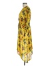 Ember 100% Polyester Floral Yellow Casual Dress Size M - photo 5