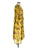 Ember 100% Polyester Floral Yellow Casual Dress Size M - photo 4