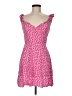 B. Smart 100% Rayon Hearts Pink Cocktail Dress Size 9 - photo 1