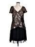 Jessica Simpson 100% Polyester Black Cocktail Dress Size 12 - photo 1