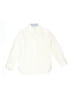 Crewcuts 100% Cotton Solid Ivory Long Sleeve Button-Down Shirt Size 6 - 7 - photo 1