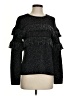 Mud Pie Tweed Black Pullover Sweater Size S - photo 1