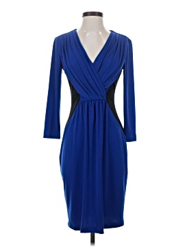 emily addison blue dress Anne Klein Floral Wrap Dress Blue Multi