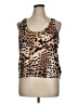 Express Animal Print Brown Tank Top Size XL - photo 1