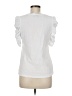 Ann Taylor LOFT White Short Sleeve Top Size M - photo 2