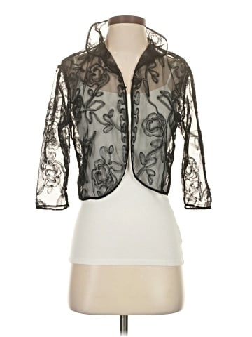 Silk Box Cardigan (view 1)