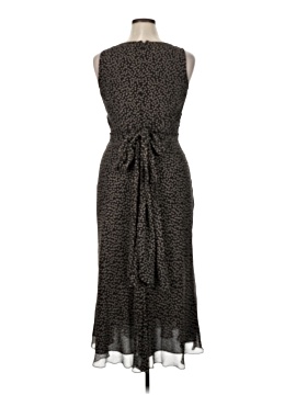 adrianna papell black and white polka dot dress Zapakasa Women Black and White Tulle Midi Polka Dot Dress with Ruffles  Tiered A Line Deep V-Neck Cocktail Dress
