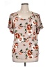 Naif Gray Short Sleeve Blouse Size XL - photo 1