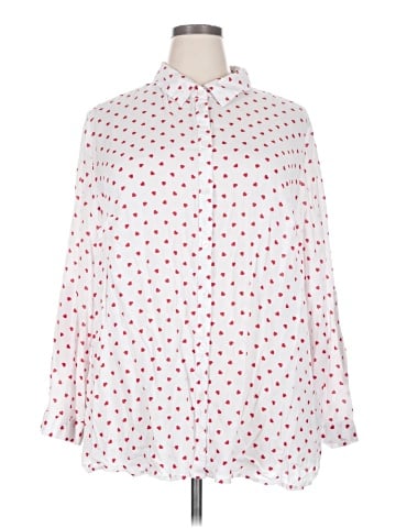 Ulla Popken Long Sleeve Blouse (view 1)