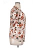 Naif Gray Short Sleeve Blouse Size XL - photo 4