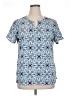 Van Heusen 100% Polyester Blue Short Sleeve Blouse Size XL - photo 1
