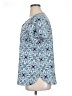 Van Heusen 100% Polyester Blue Short Sleeve Blouse Size XL - photo 5