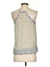 Ann Taylor LOFT 100% Modal Silver Sleeveless Blouse Size S - photo 2