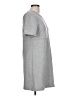 Zara Solid Gray Casual Dress Size L - photo 4