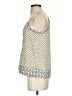Ann Taylor LOFT 100% Modal Silver Sleeveless Blouse Size S - photo 5