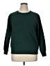 Lands' End Solid Green Sweatshirt Size XL - photo 1