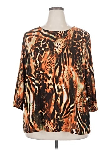 Susan Graver 3/4 Sleeve T-Shirt (view 1)