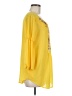 Unbranded 100% Polyester Yellow 3/4 Sleeve Blouse Size M - photo 4