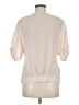 BCBGeneration Ivory Short Sleeve Blouse Size M - photo 2