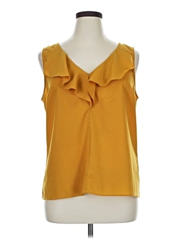 Eva Mendes by New York & Company Sleeveless Blouse (view 1)