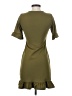Missguided Solid Green Casual Dress Size 2 - photo 2