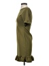 Missguided Solid Green Casual Dress Size 2 - photo 5