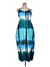 Assorted Brands 100% Polyester Tie-dye Blue Cocktail Dress Size 1X - photo 1