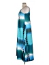 Assorted Brands 100% Polyester Tie-dye Blue Cocktail Dress Size 1X - photo 5