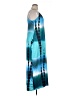 Assorted Brands 100% Polyester Tie-dye Blue Cocktail Dress Size 1X - photo 4