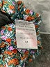 How Very Loved 100% Polyester Print Teal Green Casual Skirt Size M - photo 4