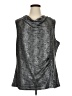 By Design Silver Sleeveless Blouse Size 1X - photo 1