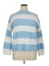 Unbranded 100% Polyester Stripes Blue Pullover Sweater Size XL - photo 1
