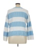 Unbranded 100% Polyester Stripes Blue Pullover Sweater Size XL - photo 2