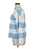 Unbranded 100% Polyester Stripes Blue Pullover Sweater Size XL - photo 5