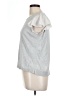Ann Taylor LOFT 100% Cotton Silver Cardigan Size L - photo 5