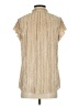 Tamarac 100% Polyester Gold Short Sleeve Blouse Size L - photo 2