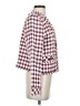 Ann Taylor Checkered-gingham Burgundy Blazer Size 4 - photo 4
