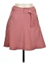 Express 100% Polyester Solid Pink Casual Skirt Size 6 - photo 1