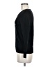 Halogen 100% Cotton Graphic Black Pullover Sweater Size M (petite) - photo 5