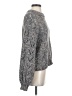 Madewell Tweed Gray Pointelle Bubble-Sleeve Pullover Sweater Size S - photo 4