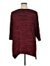 Catherines Burgundy Poncho Size 0X - photo 2