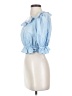 J.ING Blue 3/4 Sleeve Blouse Size S - photo 5