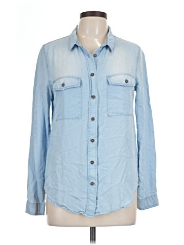 Love Tree Long Sleeve Button-Down Shirt (view 1)