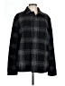 Express Plaid Black Wool Coat Size L - photo 1