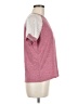 Unbranded 100% Polyester Burgundy Short Sleeve Top Size M - photo 4