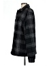 Express Plaid Black Wool Coat Size L - photo 5
