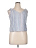 Copper Key 100% Cotton Blue Sleeveless Top Size XL - photo 1