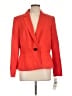 Black Label by Evan Picone 100% Polyester Orange Blazer Size 14 - photo 1