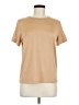Unbranded Solid Tan Short Sleeve T-Shirt Size M - photo 1