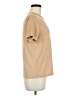 Unbranded Solid Tan Short Sleeve T-Shirt Size M - photo 4